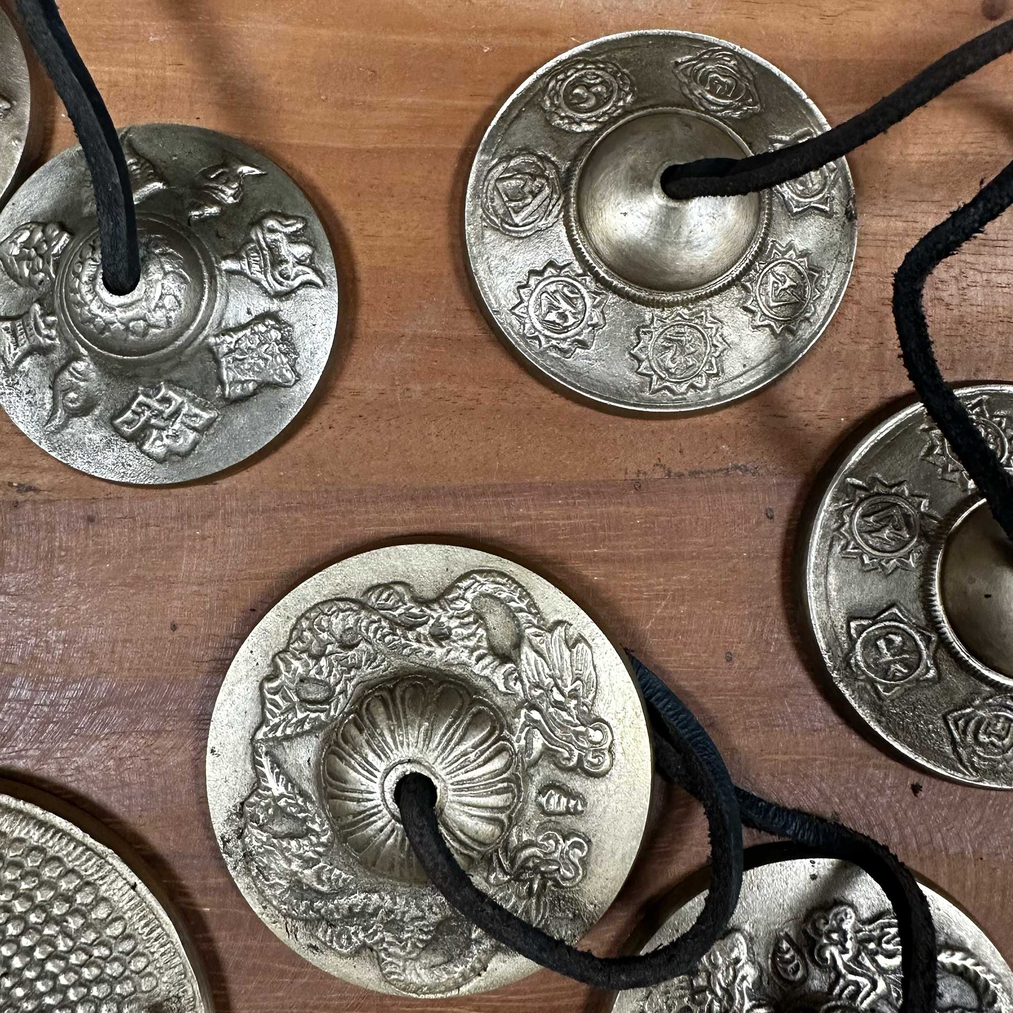 Tibetan Tingsha - Seven Charkra - approx 3inches
