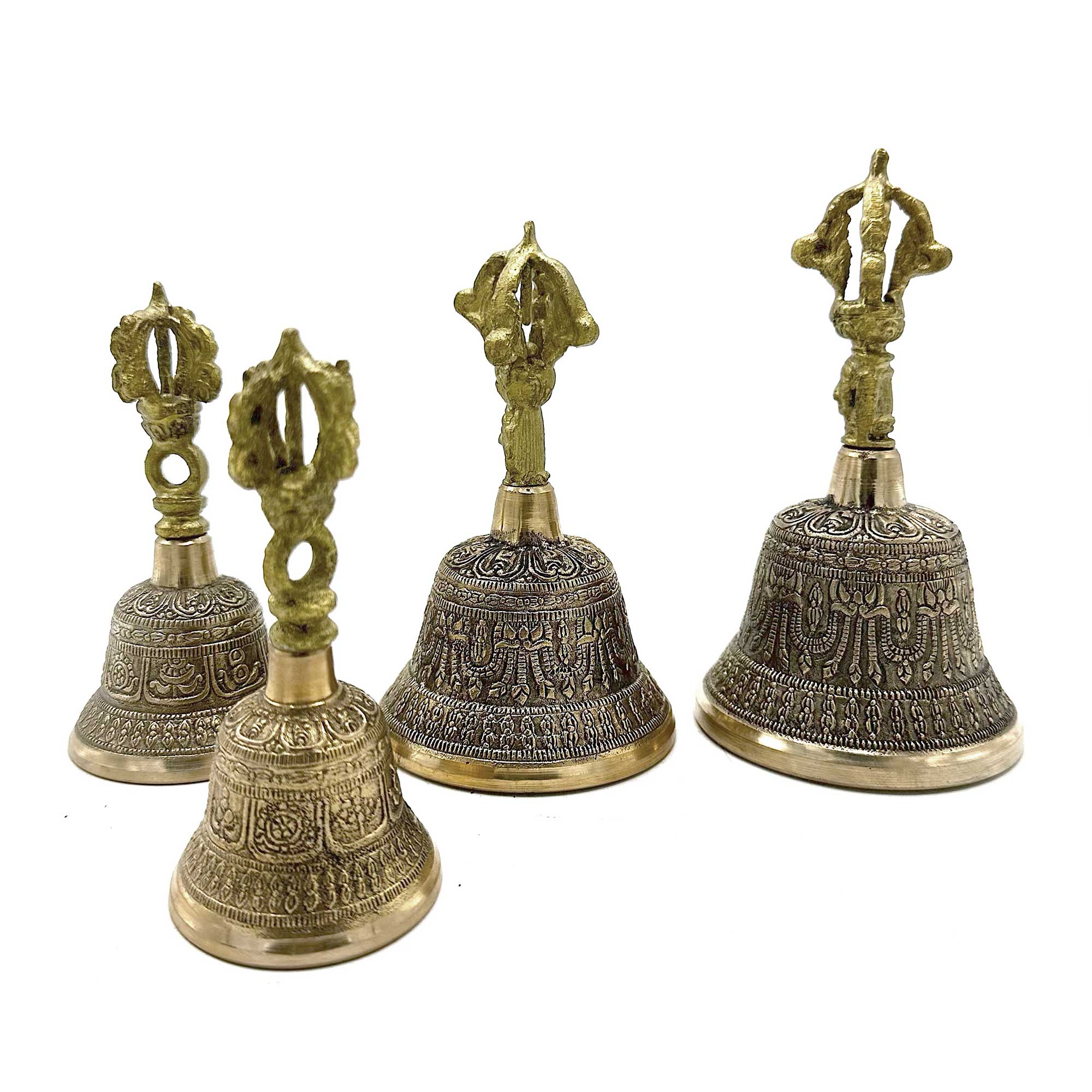Large Tibetan Tingsha Bell - 3 x 5 inches