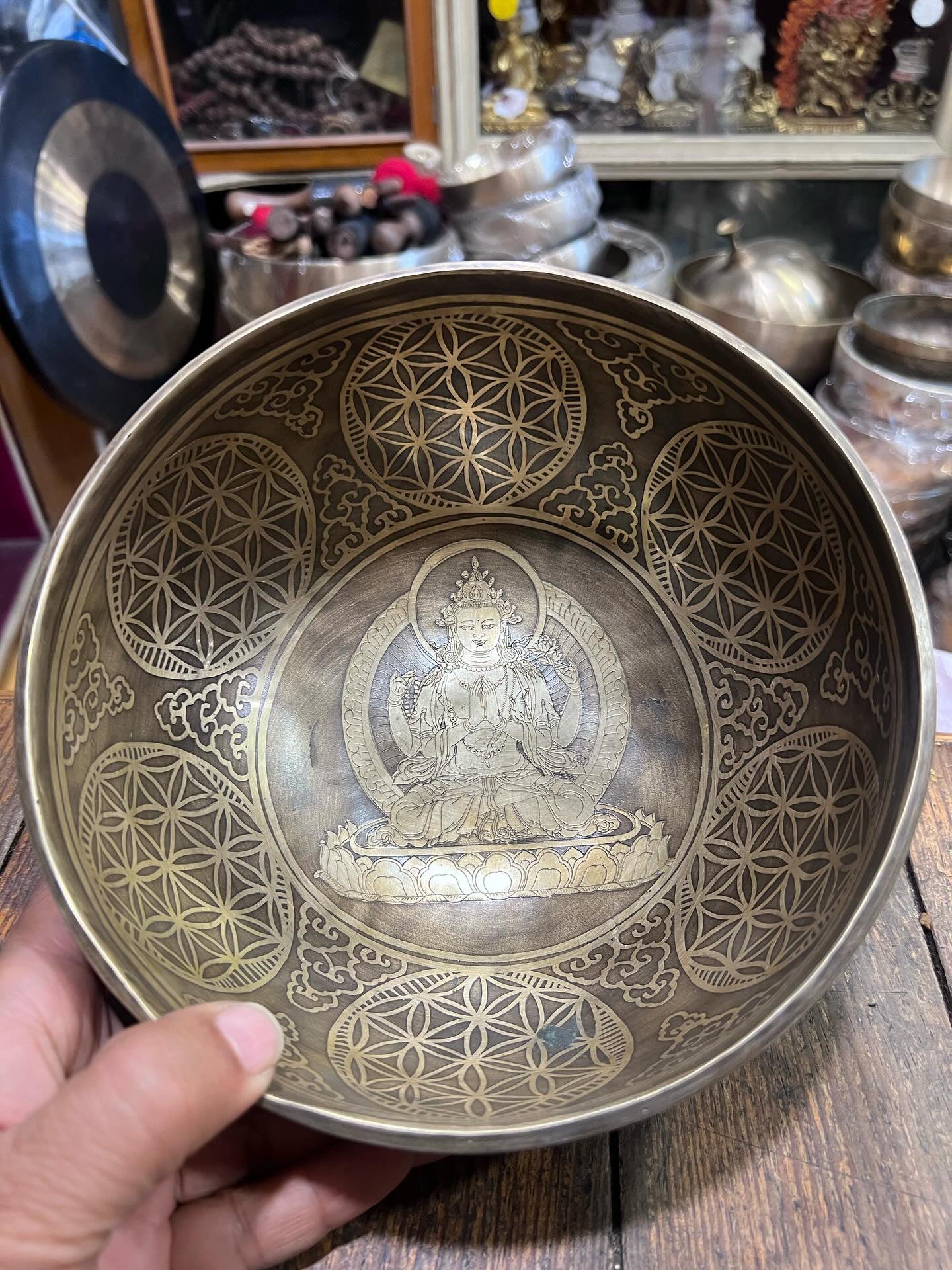 Handmade Healing Fine Special Etching Carving Singing Bowls Various Sizes
