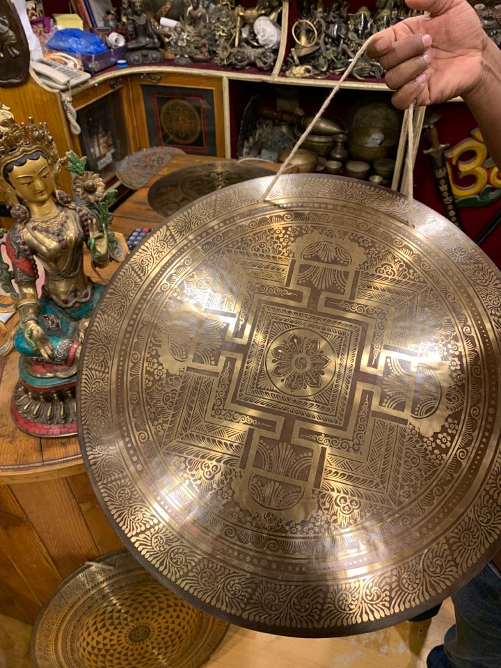 Handmade Healing Special Etching Carving Gongs sizes 18"-24"