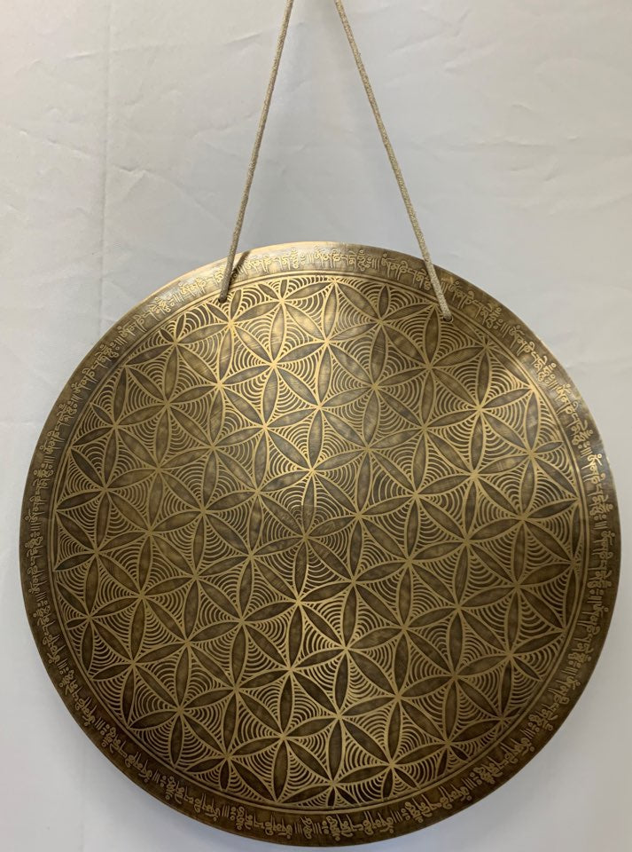 Handmade Healing Special Etching Carving Gongs sizes 18"-24"