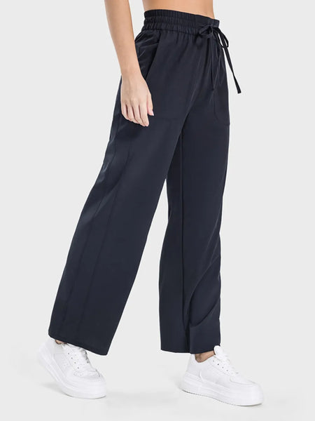 Millennia Drawstring Pocketed Active Pants – Sunia Yoga