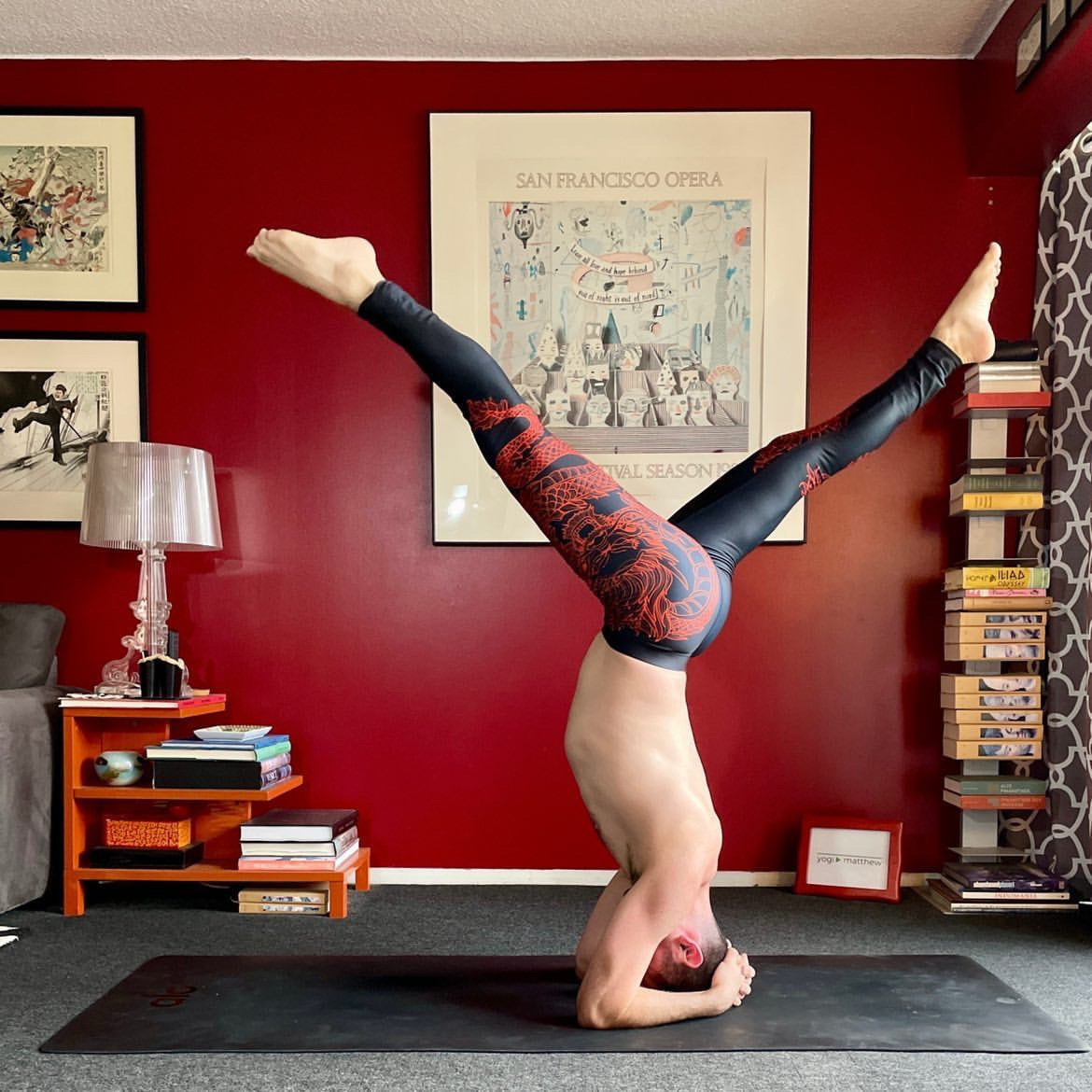 Double Red Dragon Men's Leggings