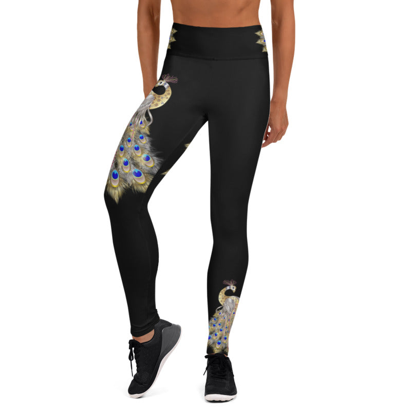 Mayurasana High Waist Womens Yoga Leggings