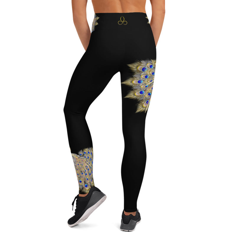 Mayurasana High Waist Womens Yoga Leggings