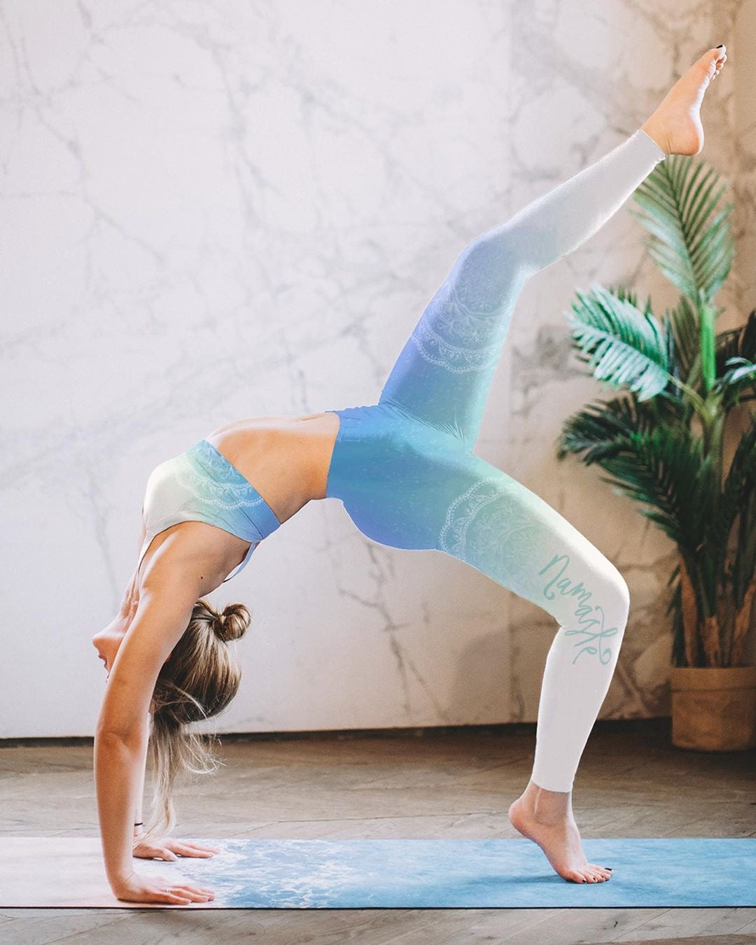 Namaste Gradient High Waist Womens Yoga Leggings