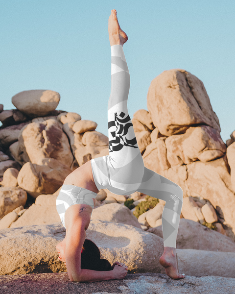 Eco Recycled Fabric Yoga Leggings Aloe Tummy Control Gym Fitness