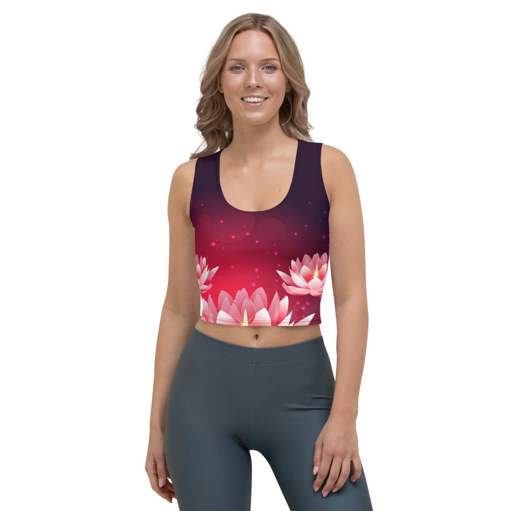 Lotus Crop Tank Top
