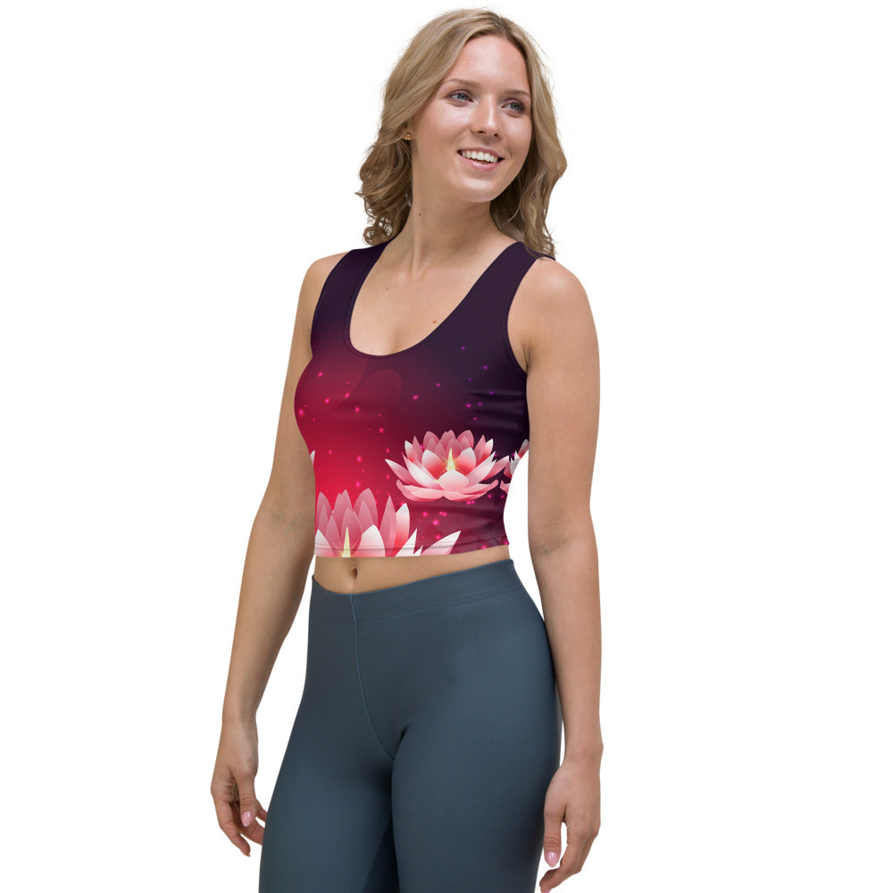 Lotus Crop Tank Top