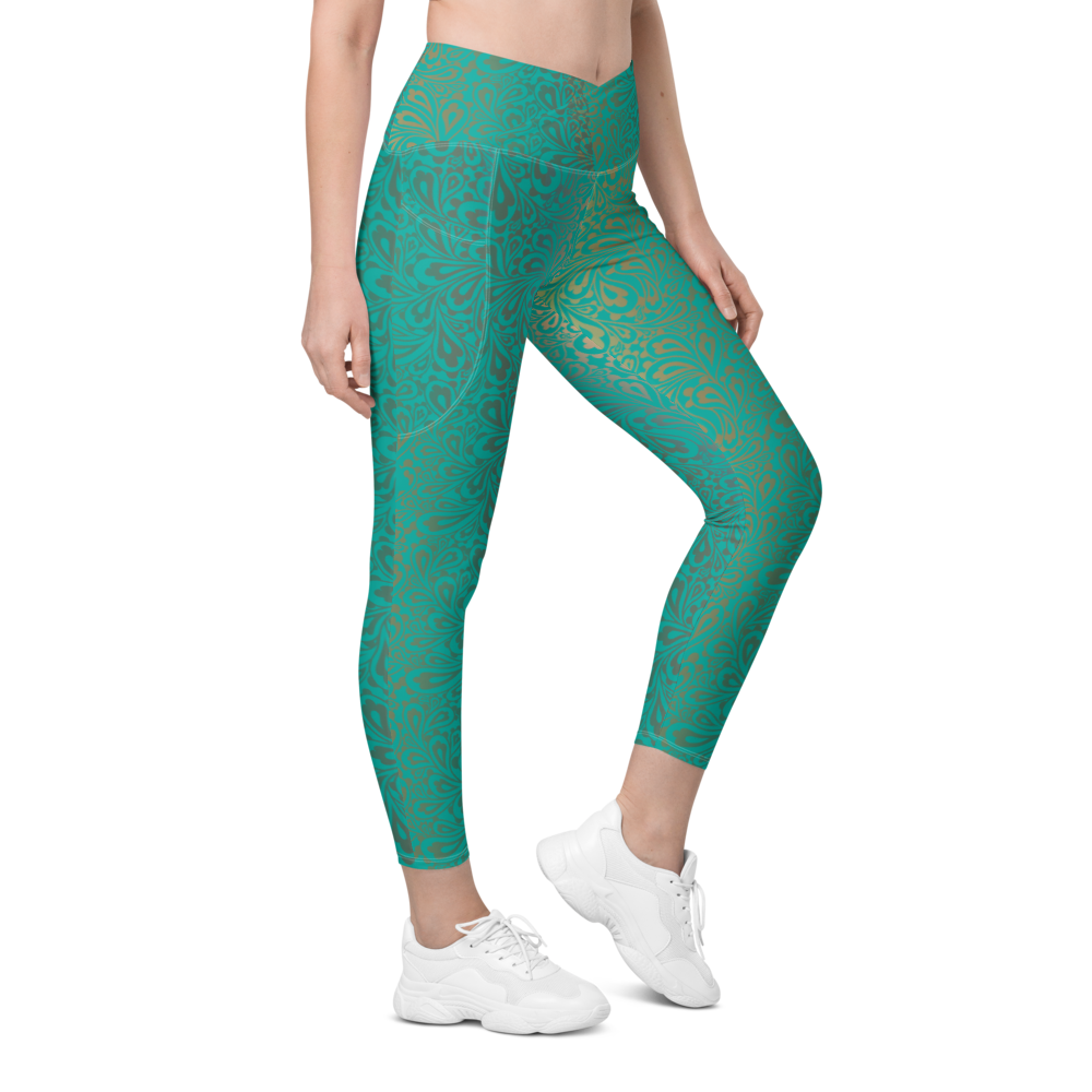 Surya Crossover leggings with pockets