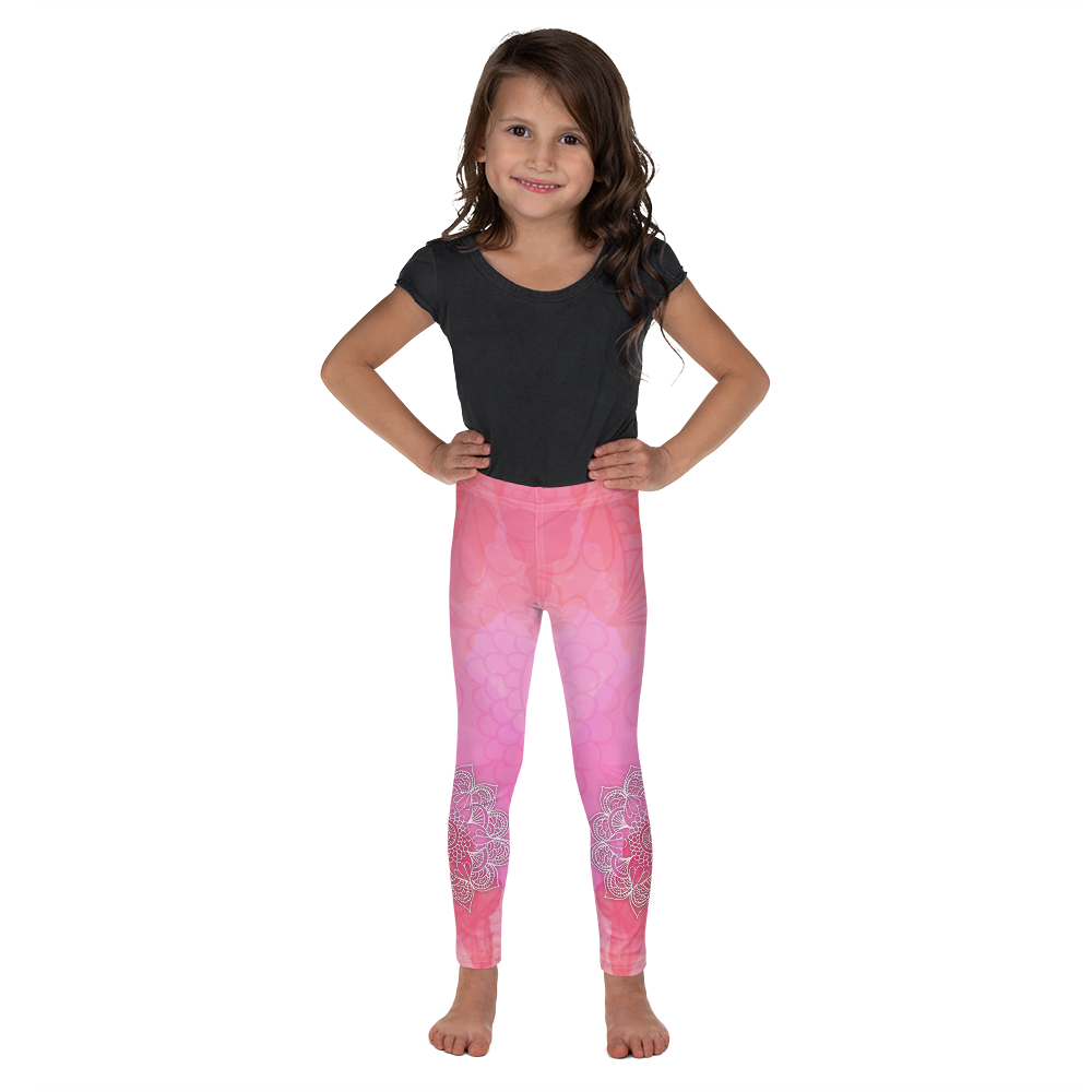 Blossom Pink Leggings For Girls