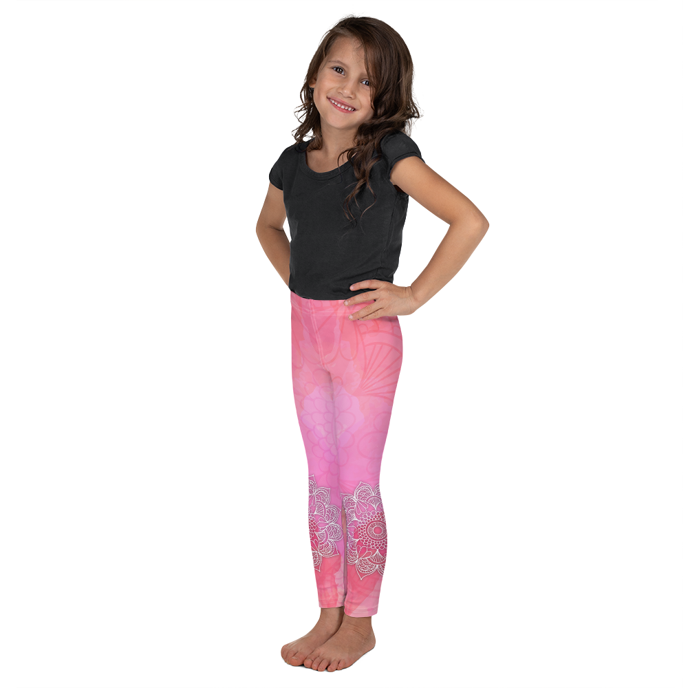 Blossom Pink Leggings For Girls