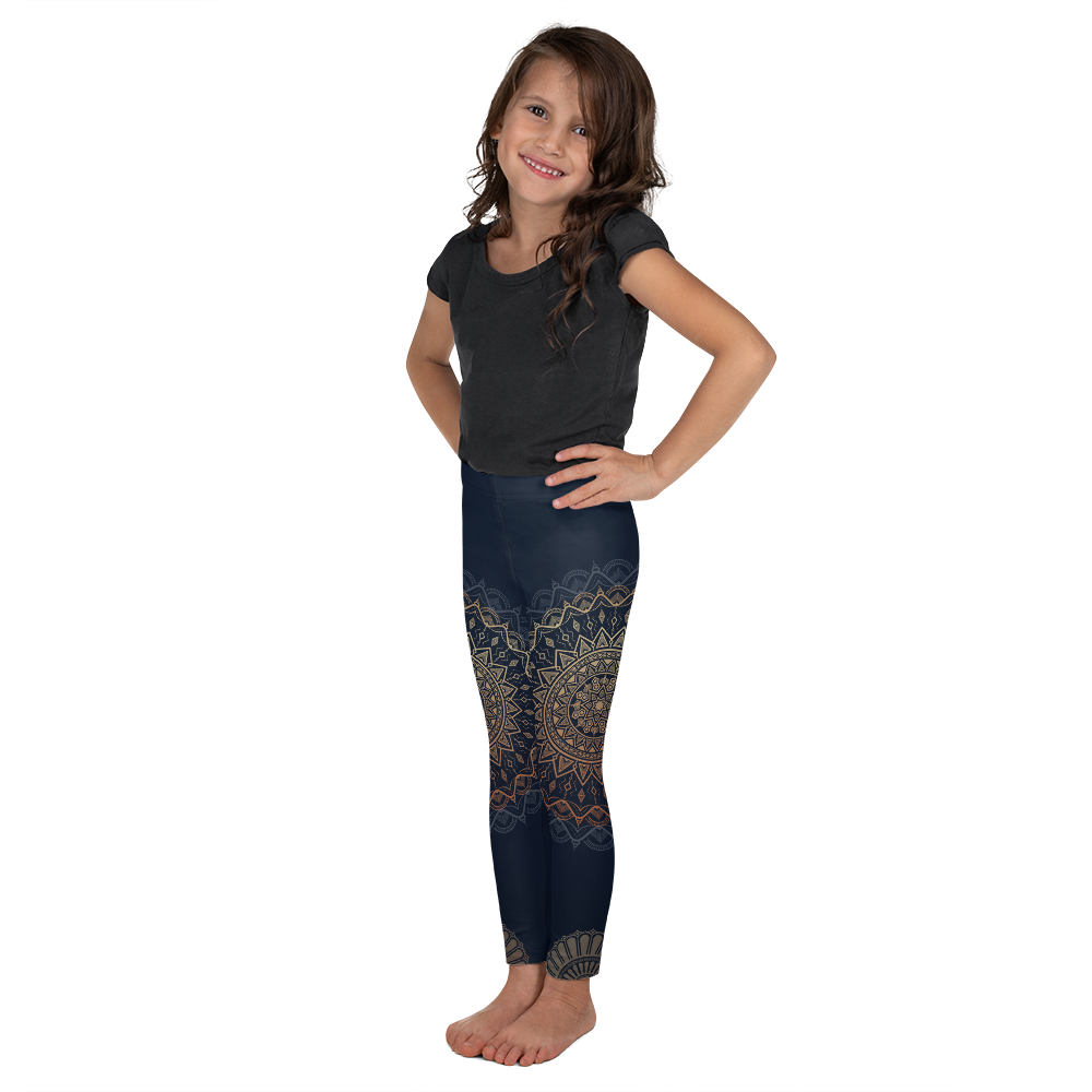Royal Blue Mandala Kid's Leggings