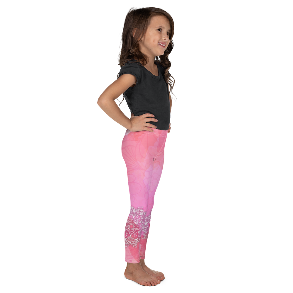 Blossom Pink Leggings For Girls