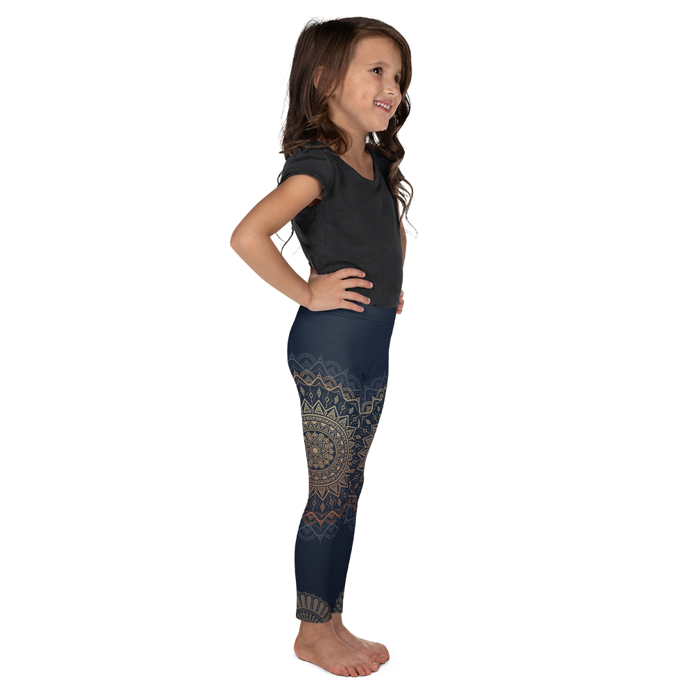 Royal Blue Mandala Kid's Leggings