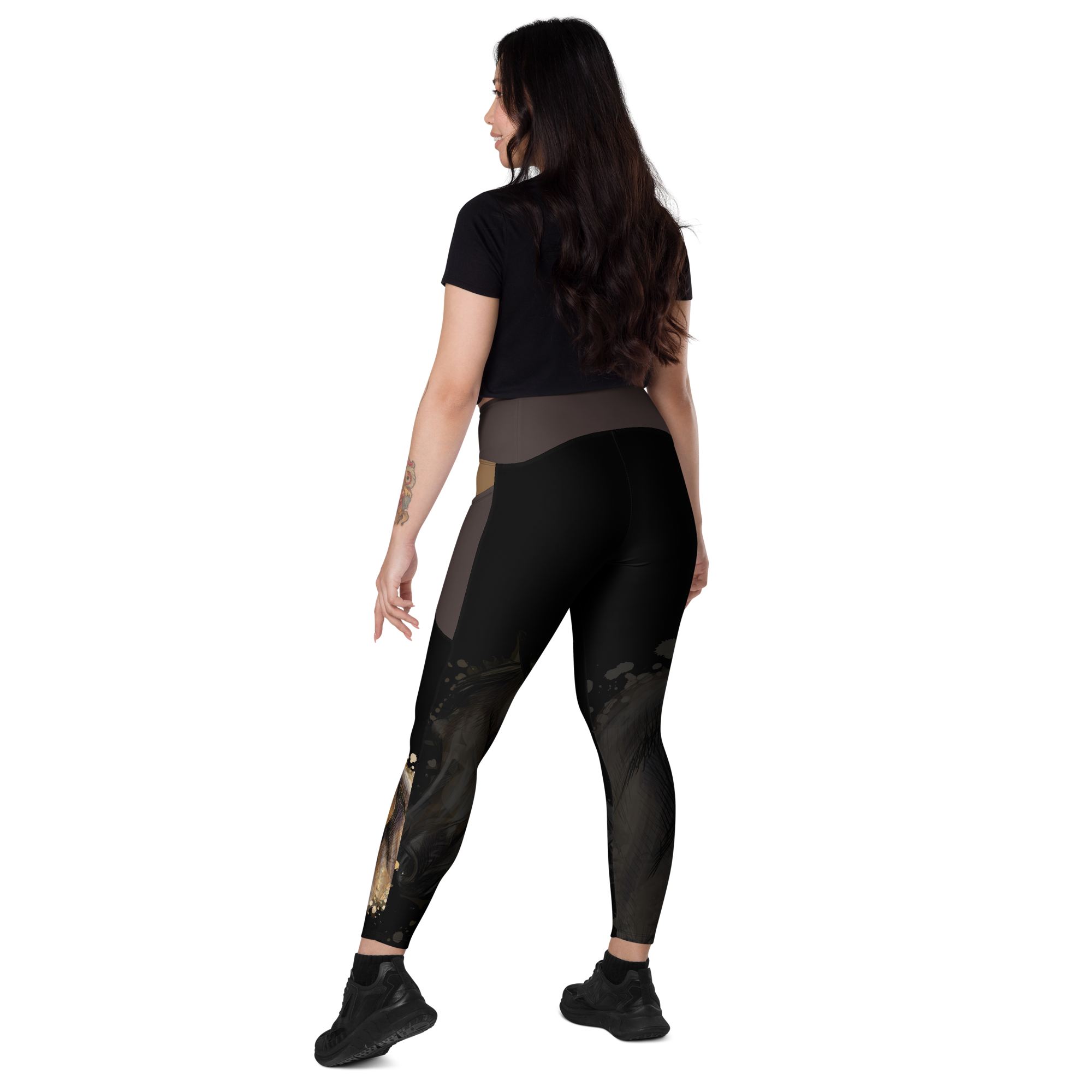 Silhouette Horse Leggings with pockets