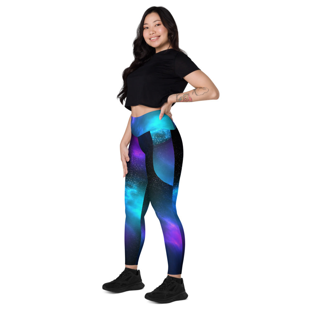 Cosmic Womens Leggings With Pockets