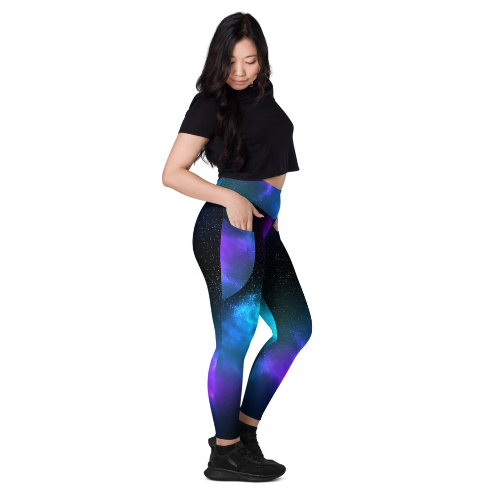 Cosmic Womens Leggings With Pockets
