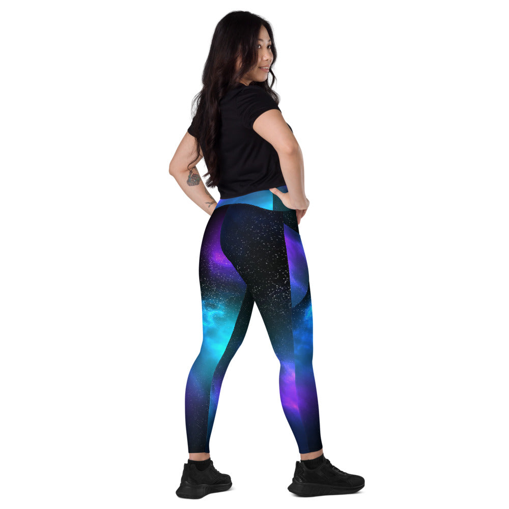 Cosmic Womens Leggings With Pockets