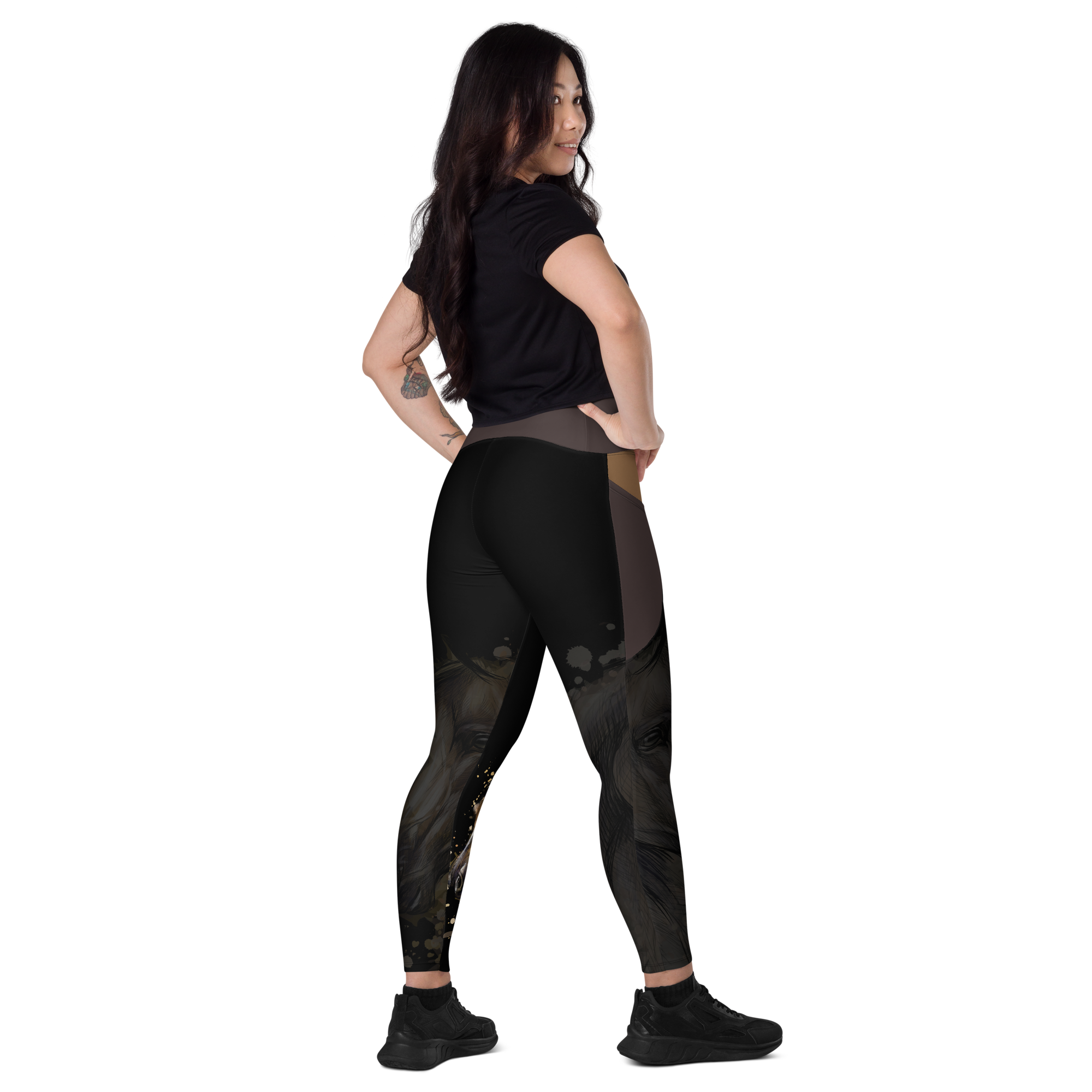 Silhouette Horse Leggings with pockets