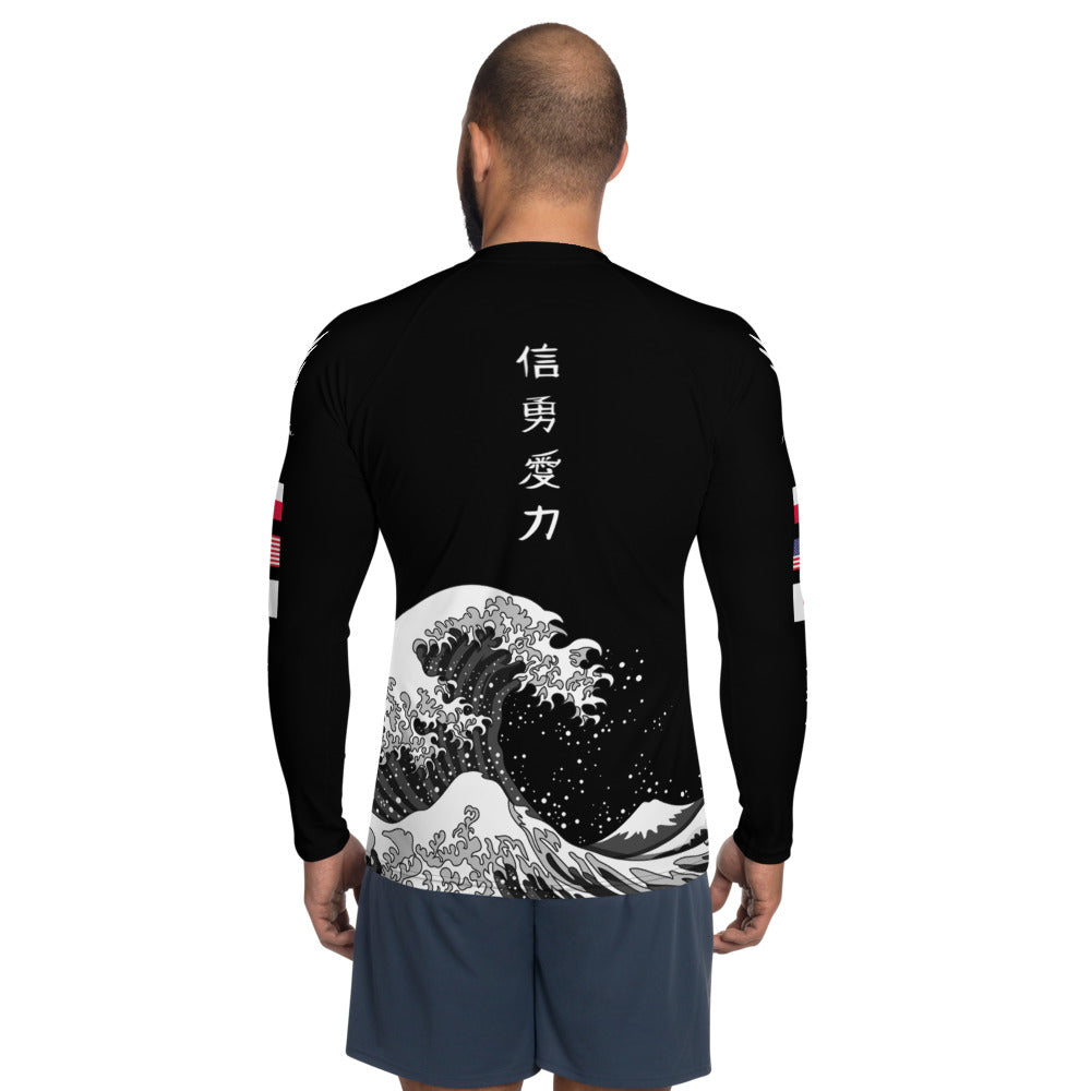 Peter Lee Thomas Edition Japanese waves Men's Rash Guard