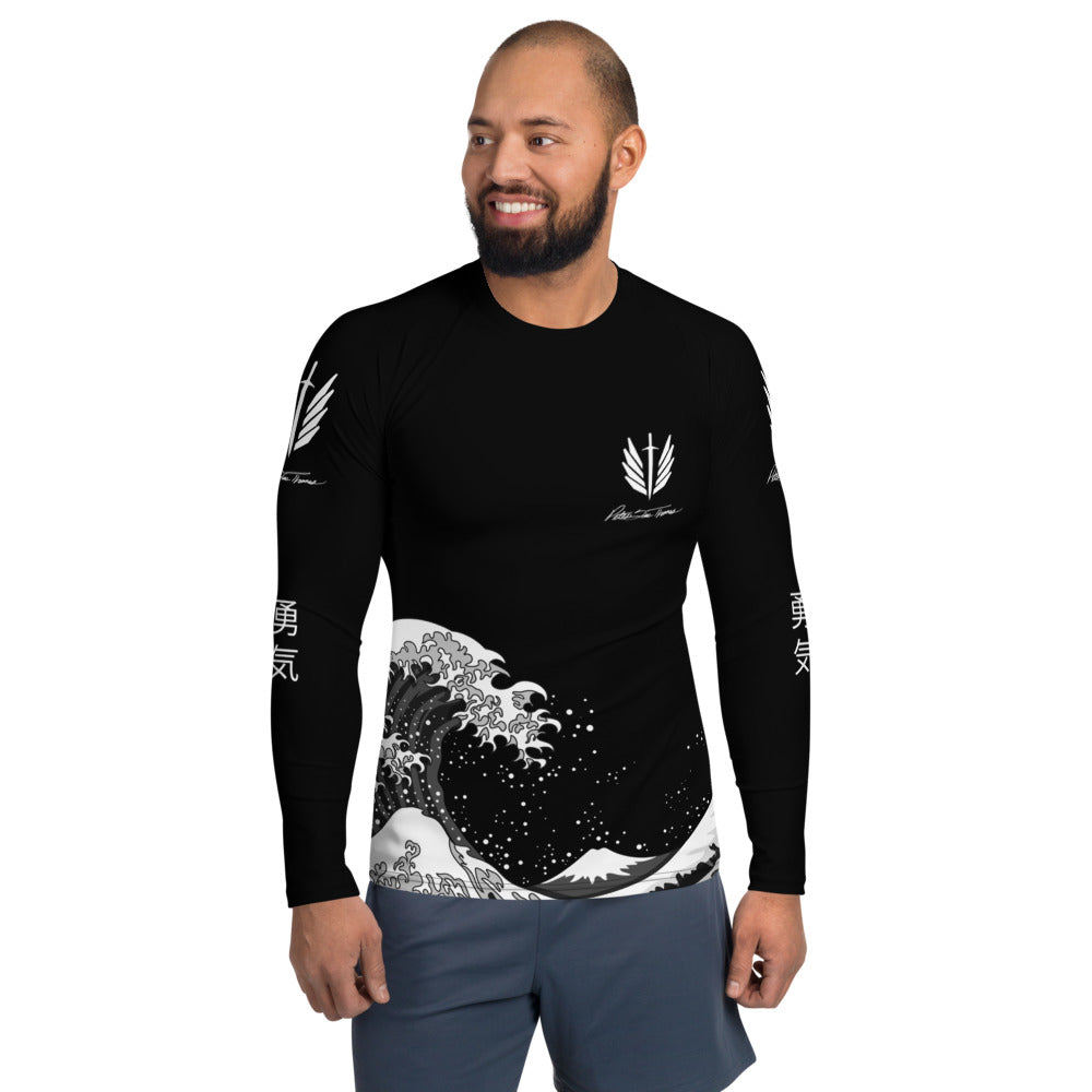 Peter Lee Thomas Edition Japanese waves V2 Men's Rash Guard