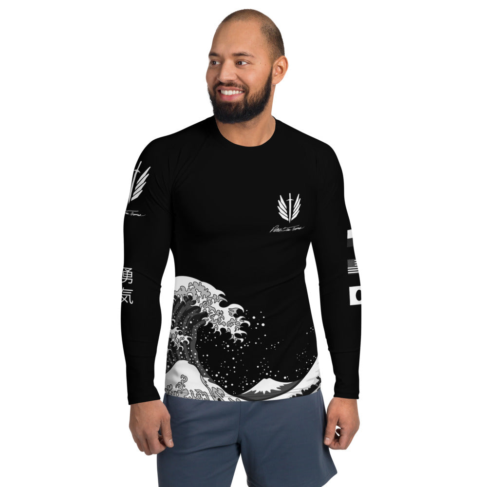 Peter Lee Thomas Edition Japanese waves V3 Men's Rash Guard