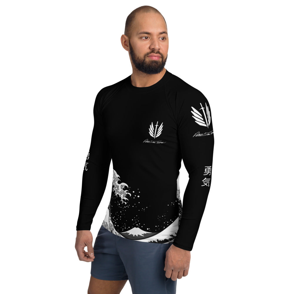 Peter Lee Thomas Edition Japanese waves V2 Men's Rash Guard