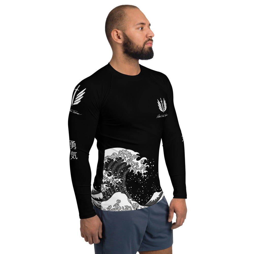 Peter Lee Thomas Edition Japanese waves V2 Men's Rash Guard