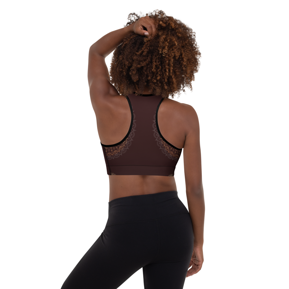 Sandalwood Padded Sports Bra