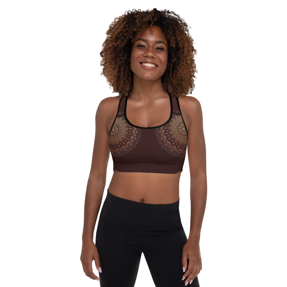 Sandalwood Padded Sports Bra