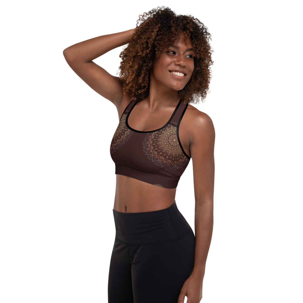 Sandalwood Padded Sports Bra