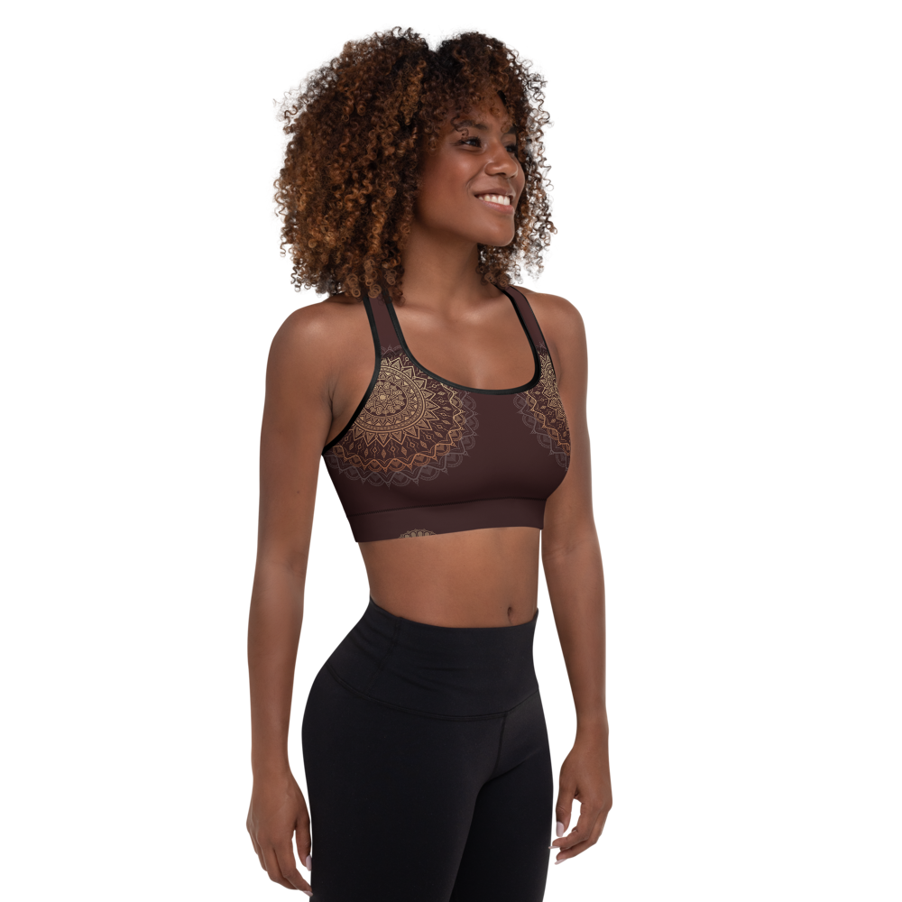Sandalwood Padded Sports Bra