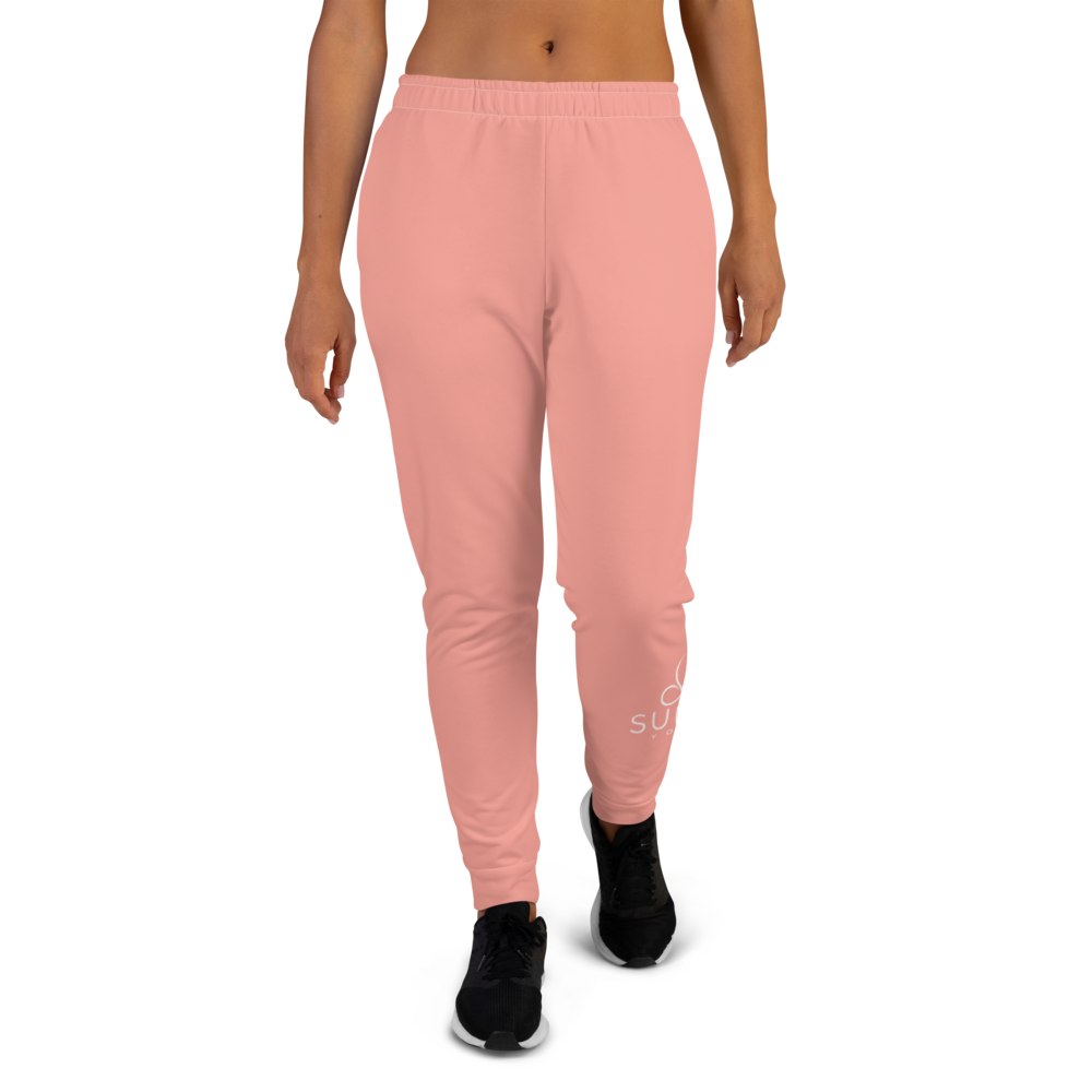 Sunia Solid Pink Women's Joggers