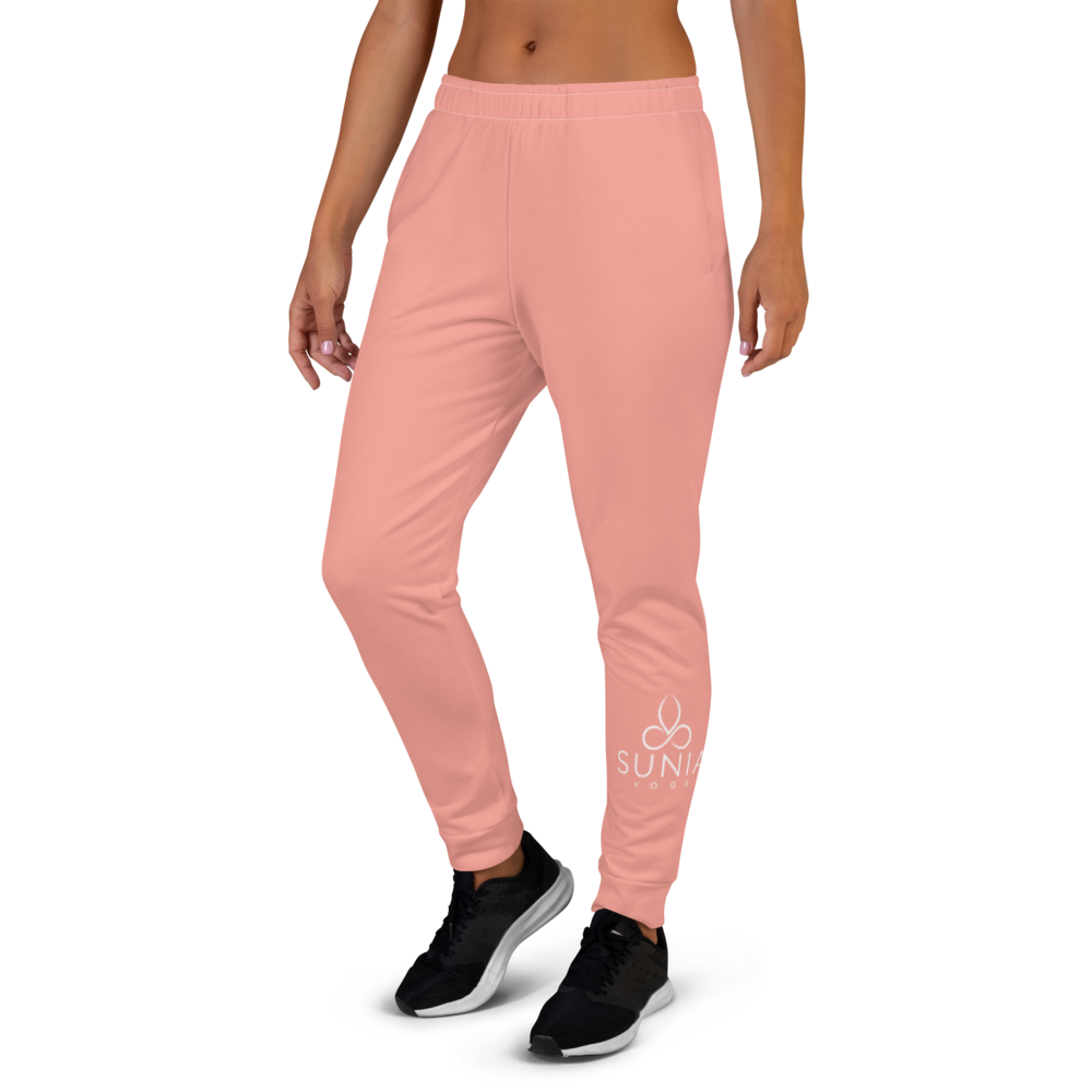 Sunia Solid Pink Women's Joggers