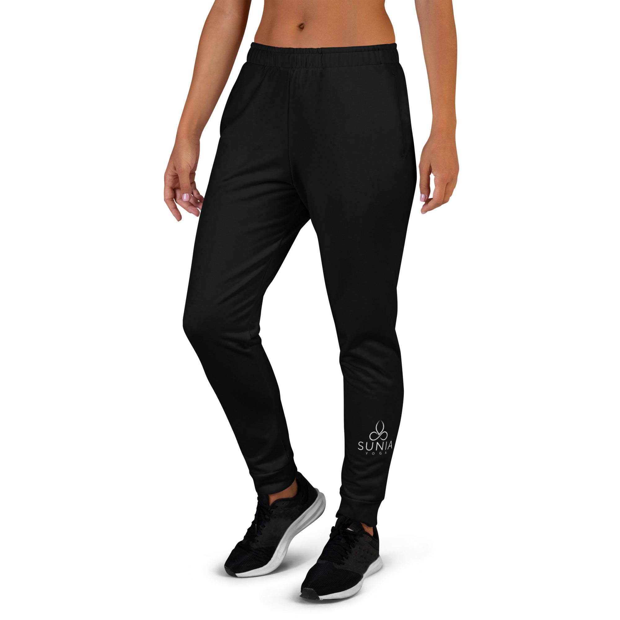 Sunia Yoga Solid Black Women's Joggers