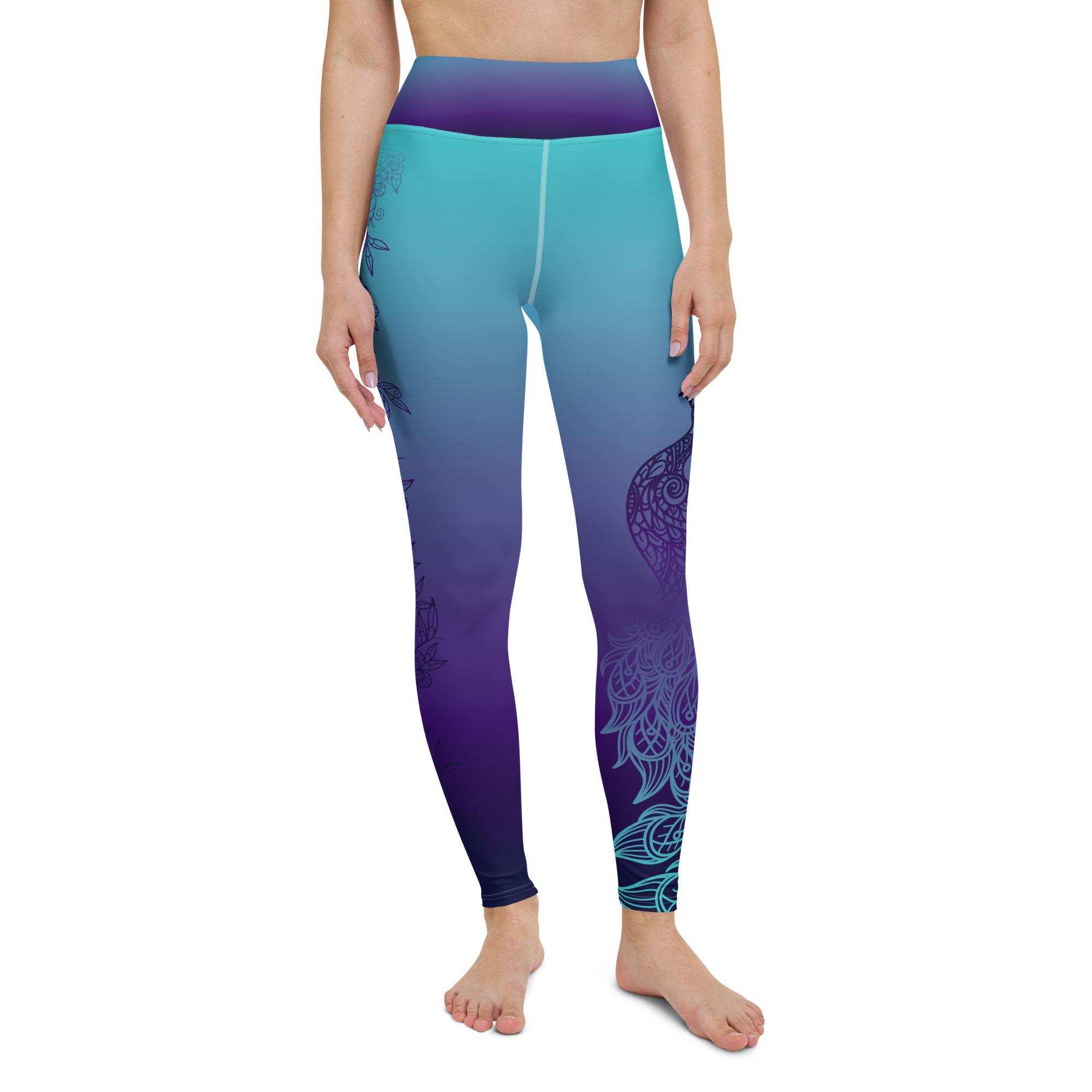 Peacock Lovers High Waist Womens Yoga Leggings