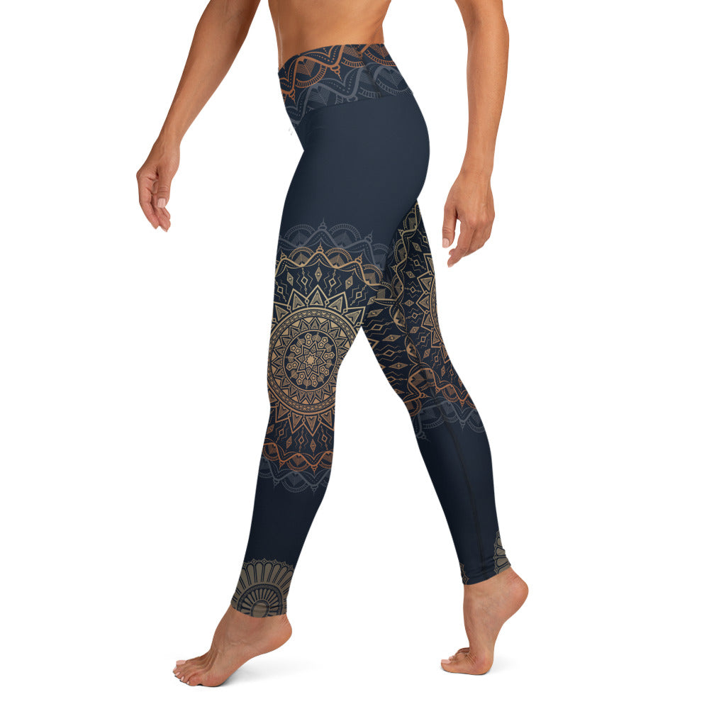 Royal Mandala High Waist Yoga Leggings