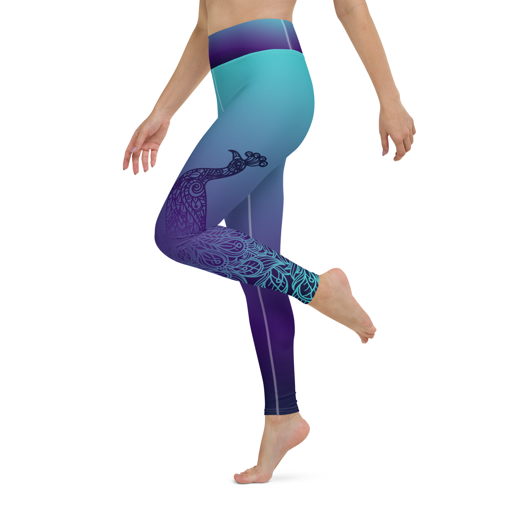 Peacock Lovers High Waist Womens Yoga Leggings