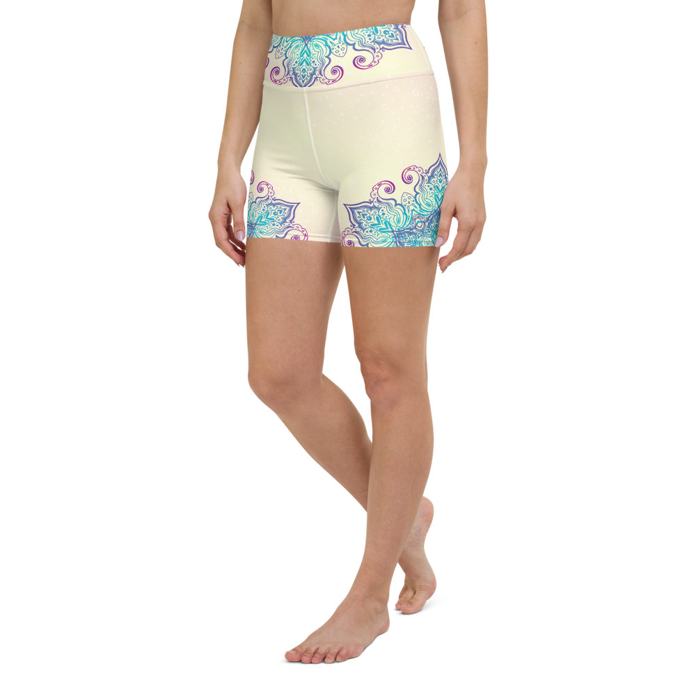 Gaia Womens Mandala Yoga Shorts