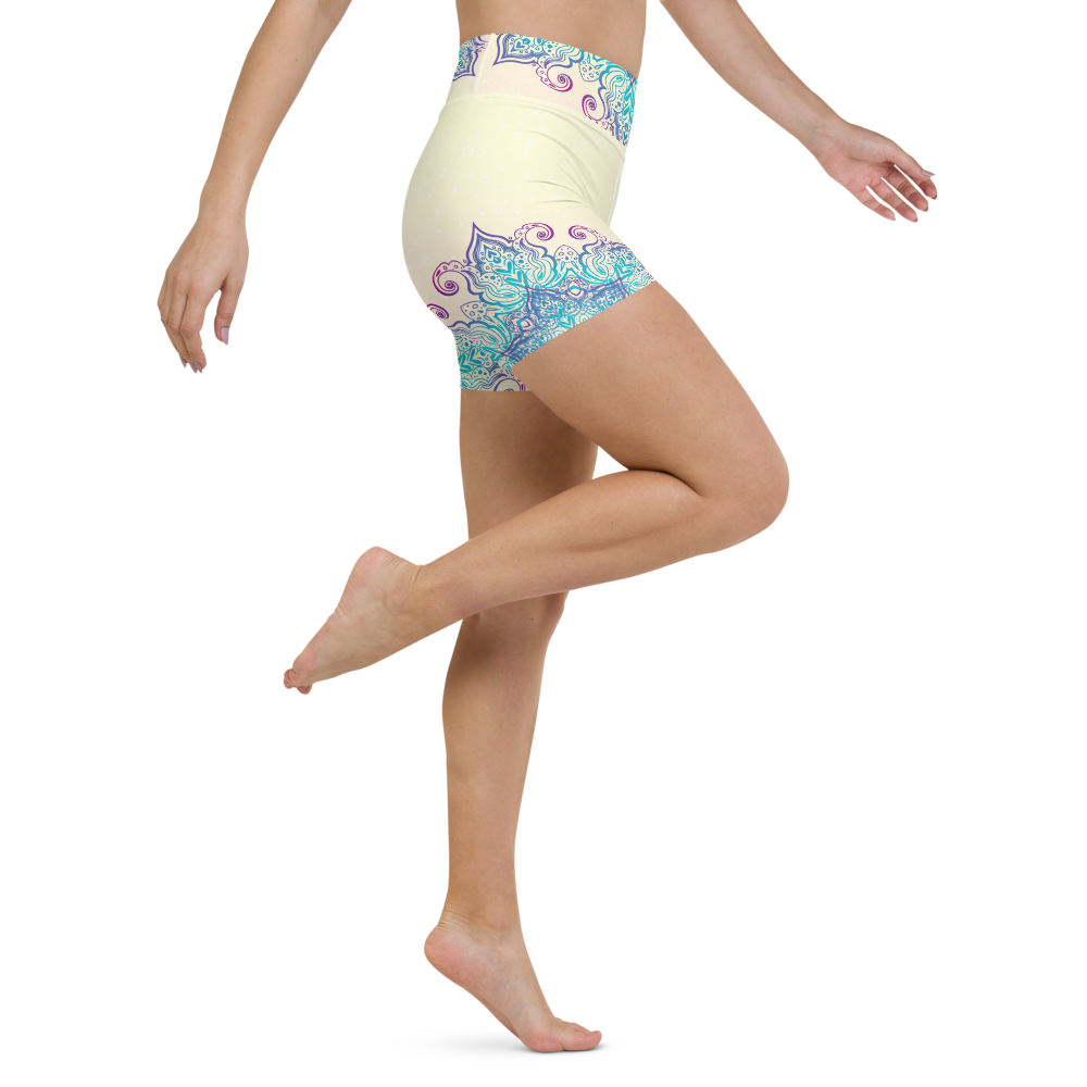 Gaia Womens Mandala Yoga Shorts