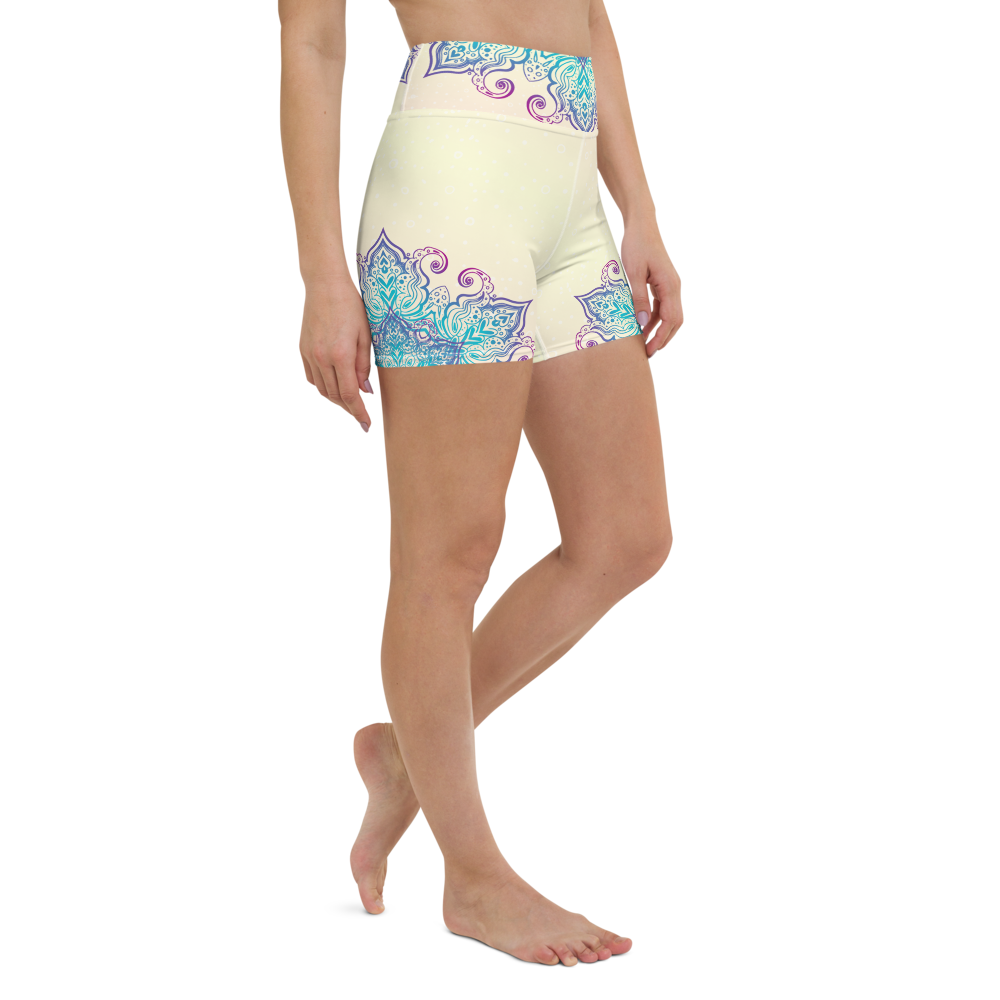 Gaia Womens Mandala Yoga Shorts