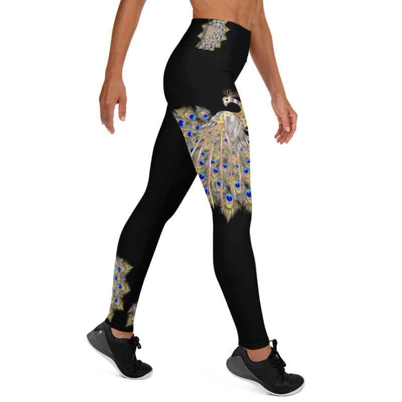 Mayurasana High Waist Womens Yoga Leggings