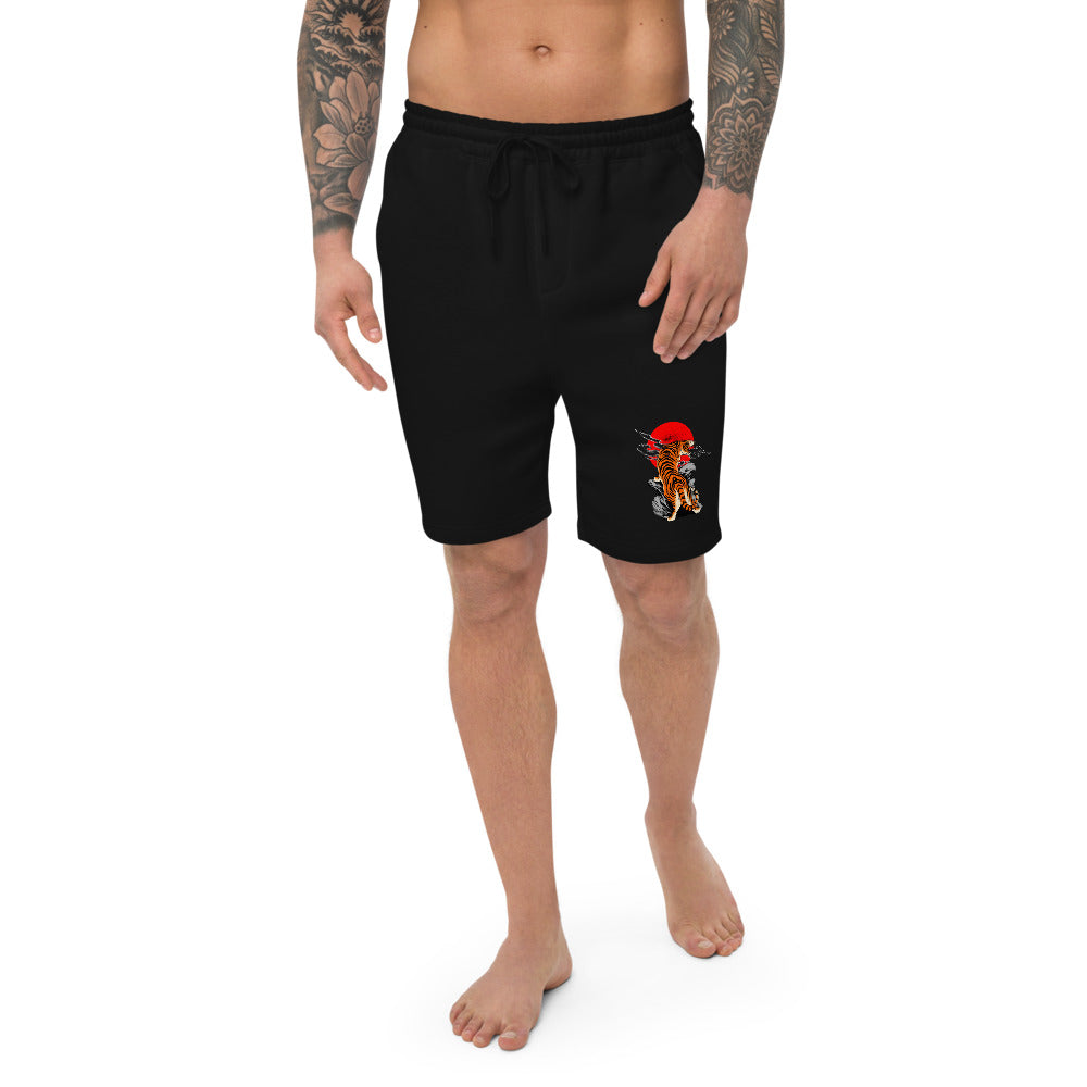 Tiger Grey Men's fleece shorts