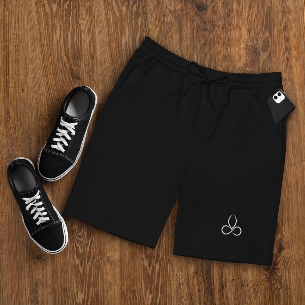 Sunia Yoga Men's fleece shorts (black)