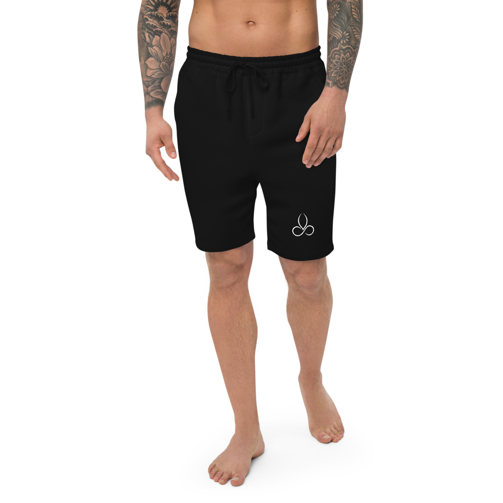 Sunia Yoga Men's fleece shorts (black)