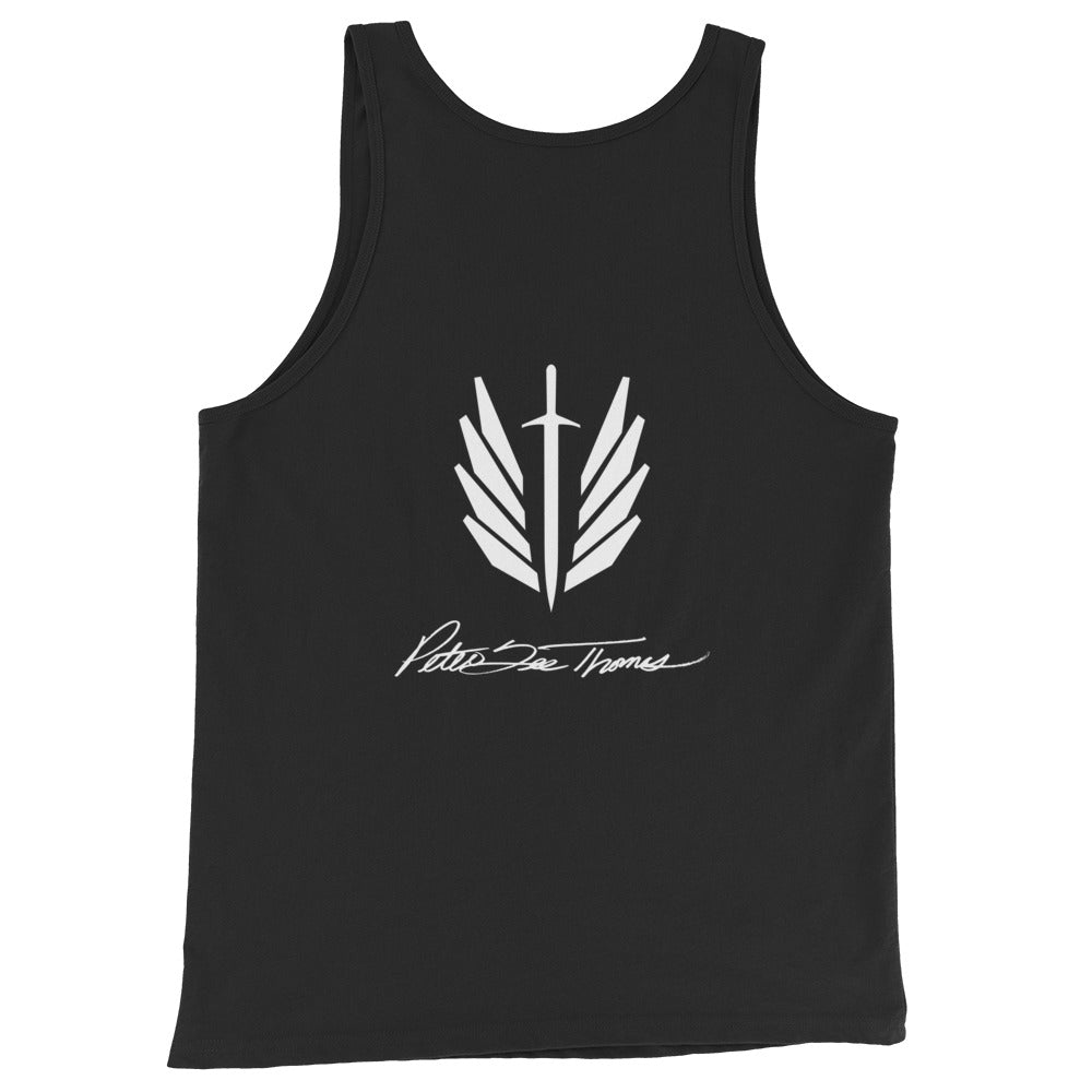 Peter Lee Thomas Black Unisex Tank Top