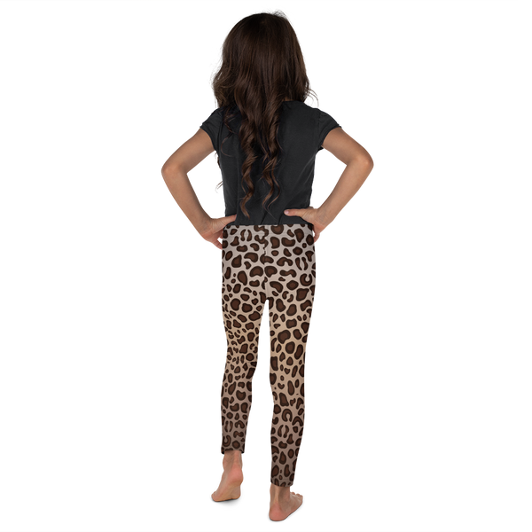 Girls leopard print leggings deals
