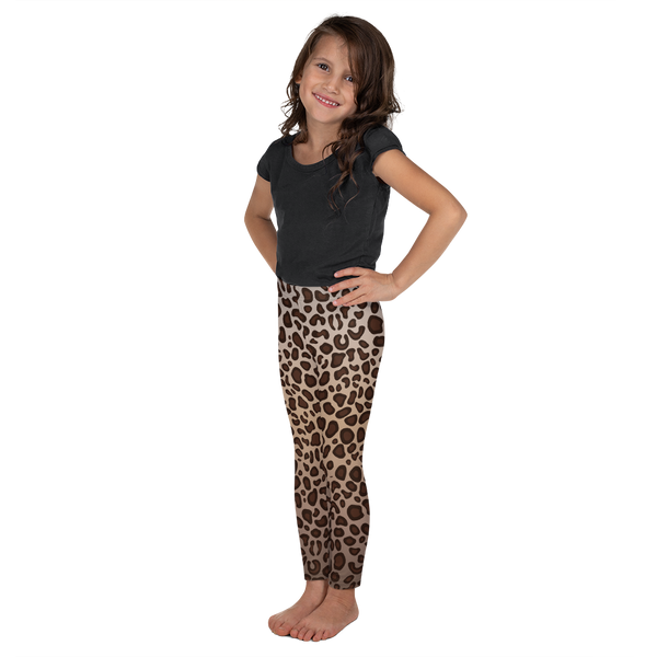 Leopard Print Leggings for Girls Sunia Yoga