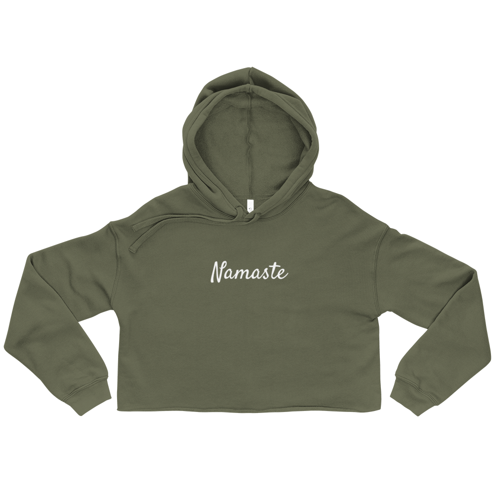 Namaste Crop Hoodie